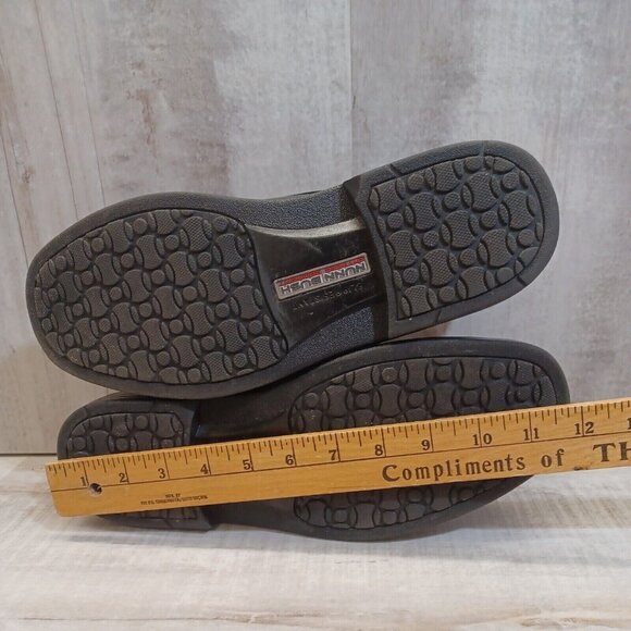 ✅NUNN BUSH BLACK LEATHER OXFORD SHOES MENS SZ 10M MANAGER COMFORT SHOE 84175-001 - Picture 12 of 13